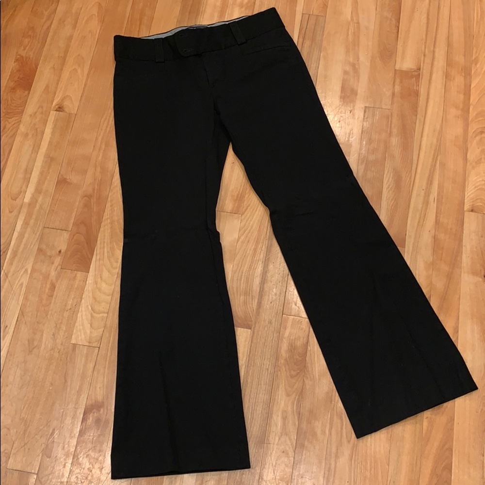 Banana Republic Sloan Fit Black Stretch Pant - 8